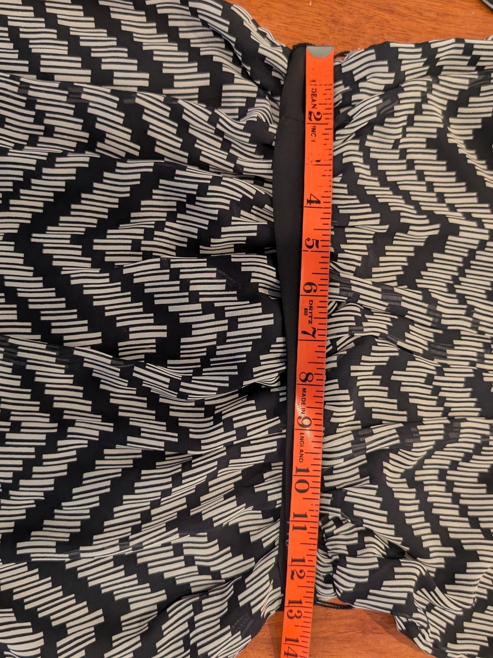 Sweet Storm Black and White Chevron Mini Dress - Picture 9 of 10